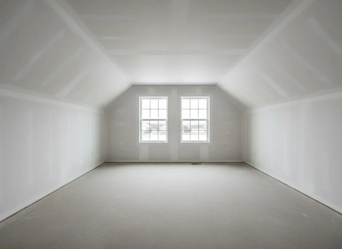 Bonus room over a garage in Casselton